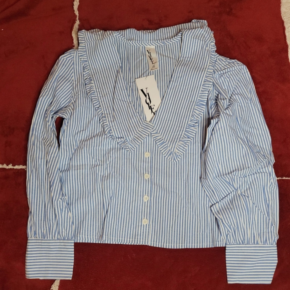 Oversized Collar Blouse